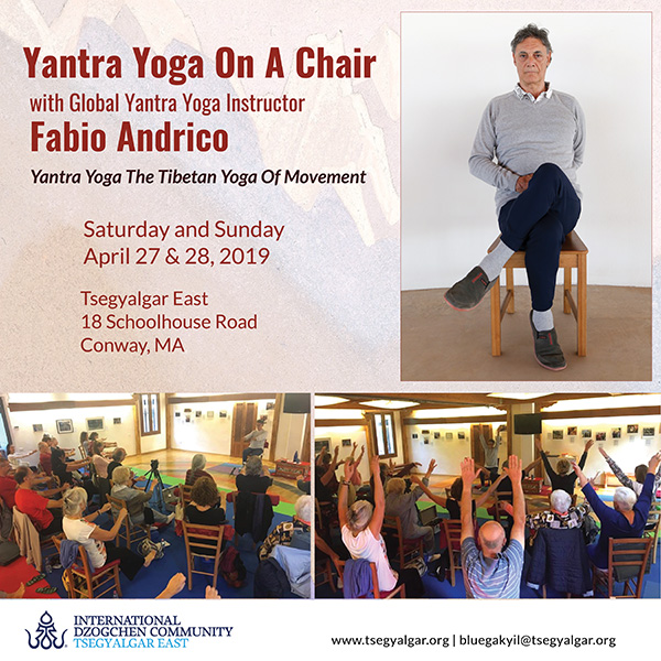 Yantra Yoga On A Chair with Global Yantra Yoga Instructor Fabio Andrico